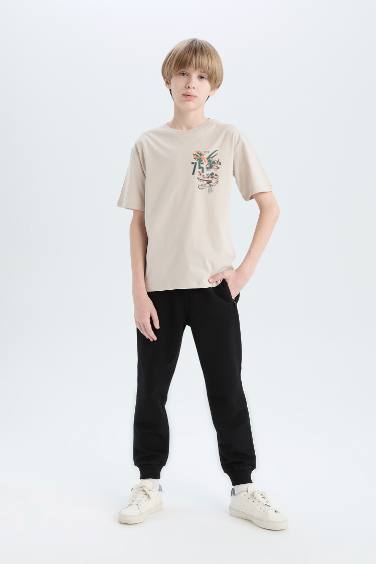 New Regular Fit Printed Short Sleeve T-Shirt