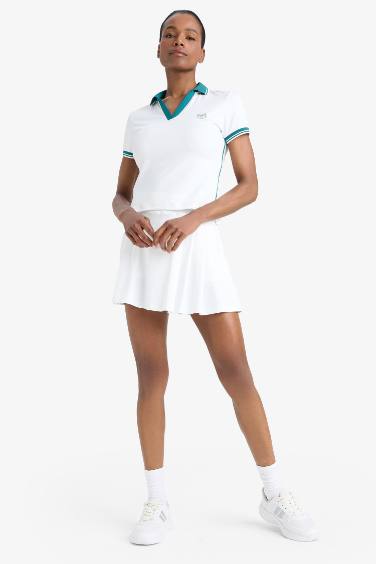 DeFactoFit Standard Fit Pleated Mini Tennis Skirt