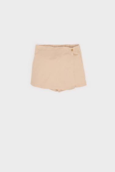 Ensemble Blouse à manches longues et jupe-short pour bébé fille