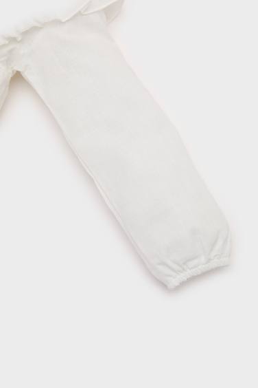 Ensemble Blouse à manches longues et jupe-short pour bébé fille