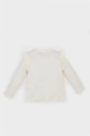 Baby Girl Regular Fit Crew Neck Floral T-Shirt