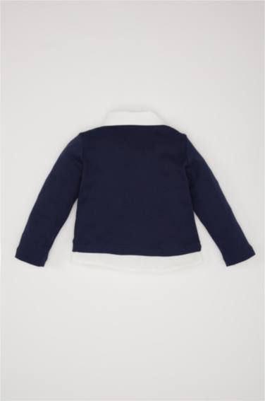 Baby Boy Shirt Collar Long Sleeve T-Shirt