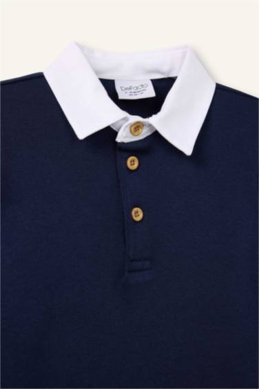 Baby Boy Regular Fit Shirt Collar T-Shirt