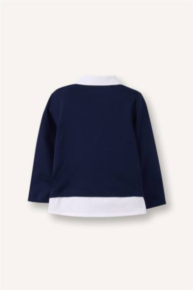 Baby Boy Regular Fit Shirt Collar T-Shirt