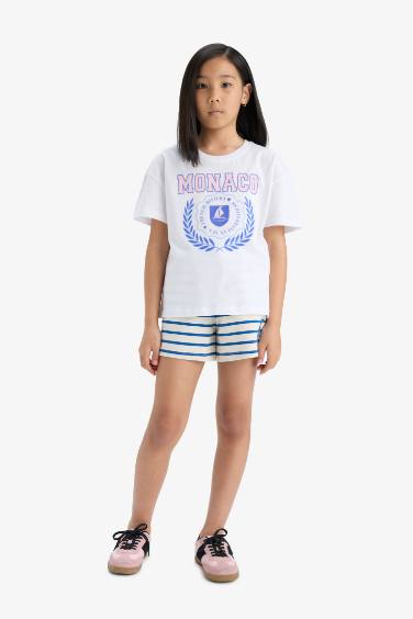 Girl Relax Fit Crew Neck 2 Piece T-Shirt