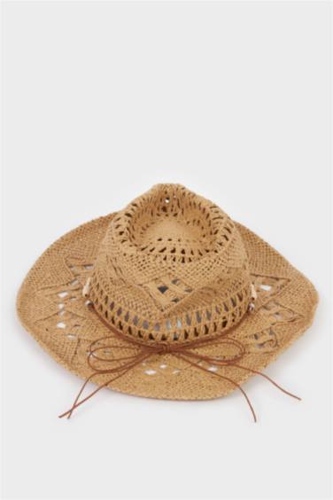 Kadın Hasır Şapka - Görsel 4