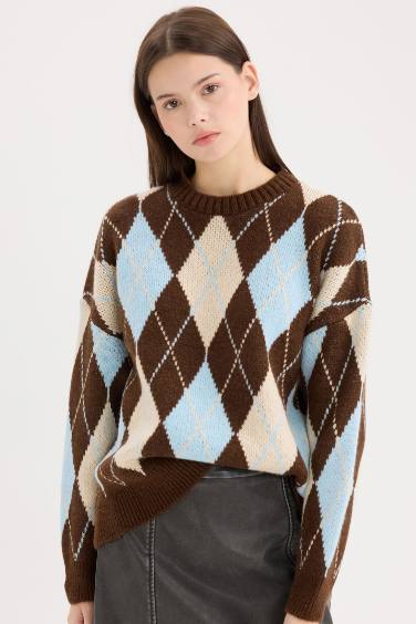 Regular Fit Crew Neck Knitwear Pullover