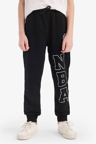 Erkek Çocuk NBA Wordmark Beli Lastikli Eşofman Altı