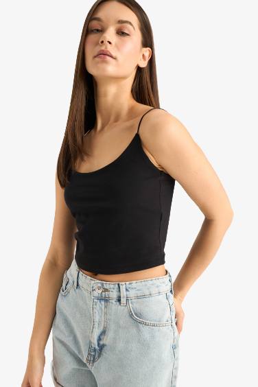 Slim Fit Crew Neck Tank Top