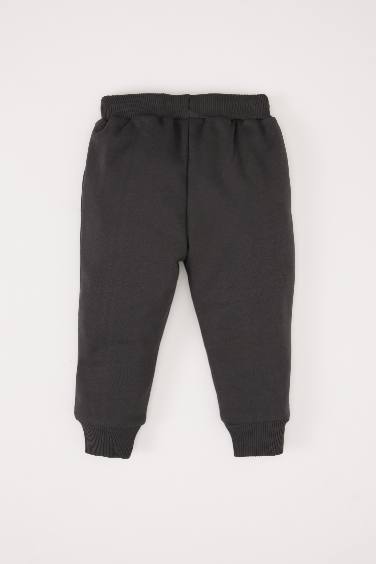 Erkek Bebek Baskılı Beli Paçası Lastikli Eşofman Altı