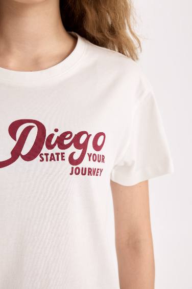 Regular Fit Crew Neck Short Sleeve T-Shirt