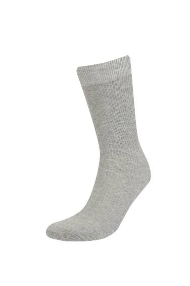 Man Comfortable Elastic 5 Piece Long Cotton Socks
