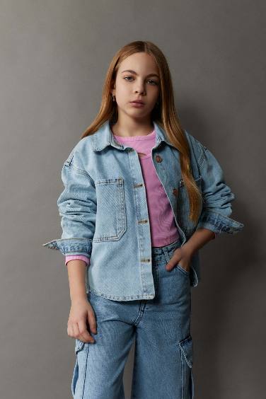 Veste en jean pour fille