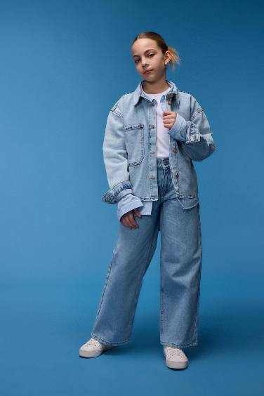 Veste en jean pour fille