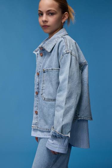 Veste en jean pour fille