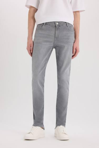 Pedro Slim Fit Dar Kalıp Normal Bel Dar Paça Jean Pantolon