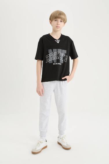 Boy Printed T-Shirt Sweatpants 2 Piece Set