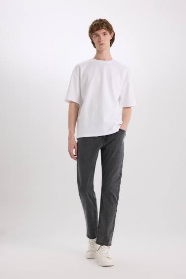 Sergio Regular Fit Regular Hem Denim Trousers