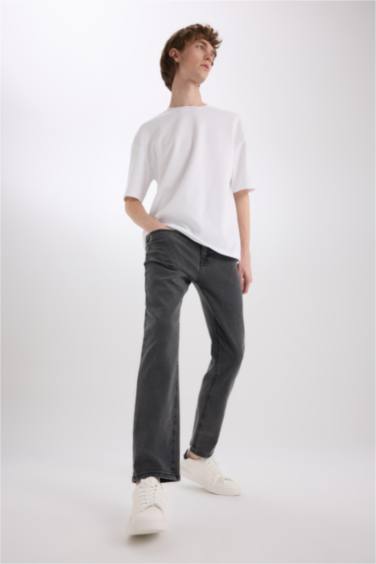 Sergio Regular Fit Regular Hem Denim Trousers