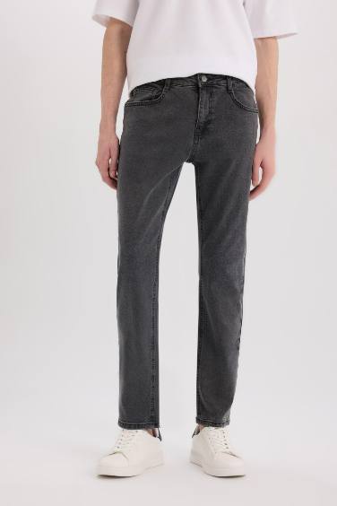 Sergio Regular Fit Regular Hem Denim Trousers