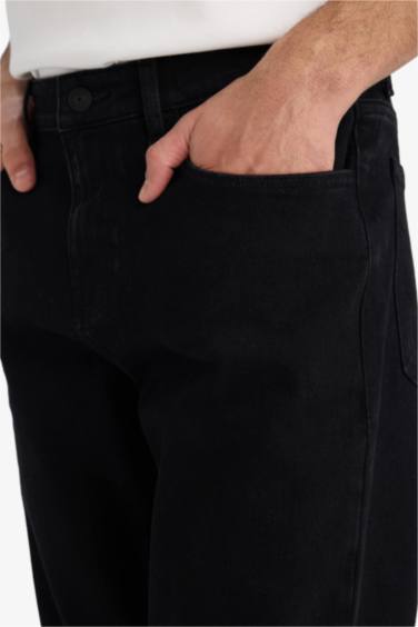 Diago Comfort Fit Yüksek Bel Geniş Paça Düz Paça Jean Pantolon