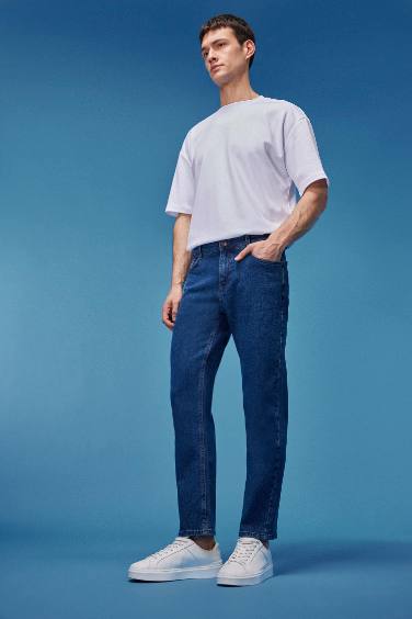 Sergio Regular Fit Normal Kalıp Normal Bel Boru Paça Jean Pantolon