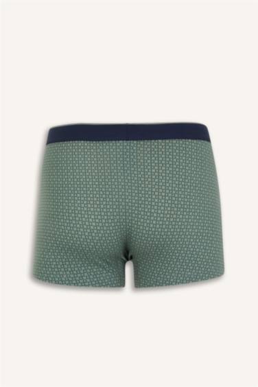 Regular Fit Kareli 3'lü Boxer