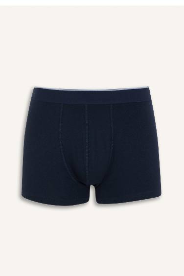 Regular Fit Kareli 3'lü Boxer