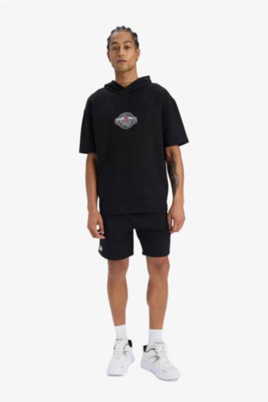 T-shirt NBA Houston Rockets oversize à capuche de DeFactoFit