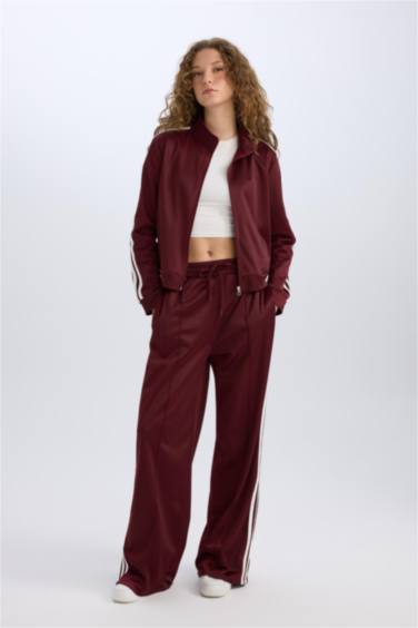 Wide Leg Geniş Paça Beli Lastikli Cepli Uzun Boy Eşofman Altı