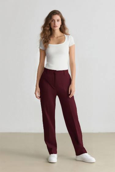 Sorbe x DeFacto Carrot Fit Pantolon Havuç Kesim Normal Bel Düz Paça Cepli