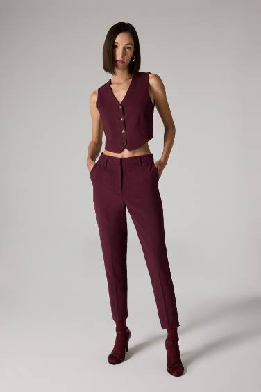 Sorbe x DeFacto Regular Fit V Yaka Düğmeli Blazer Yelek