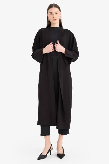 Kimono long à coupe décontractée