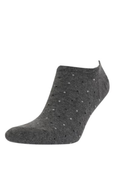 شرابات سنيكرز رجالي قطن مخطط - 3 قطع