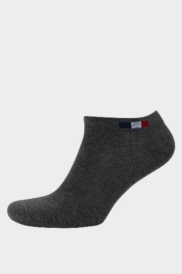 Man Striped 5 Piece Short Socks