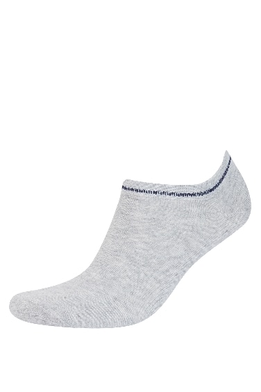 Erkek 5'li Pamuklu Patik Çorap