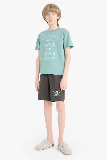 Ensemble Pyjama T-shirt et Short taille élastique pour garçon