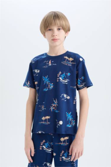 Boy Regular Fit 2 Piece Pajama Set
