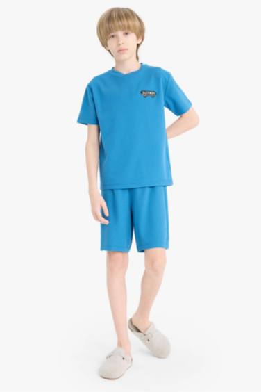 سيت بجامة ولادي وافل قصة عادية - قطعتين