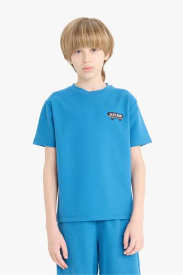 سيت بجامة ولادي وافل قصة عادية - قطعتين