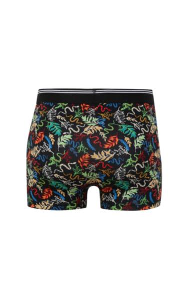 Regular Fıt Hayvan Baskılı 3'lü Boxer