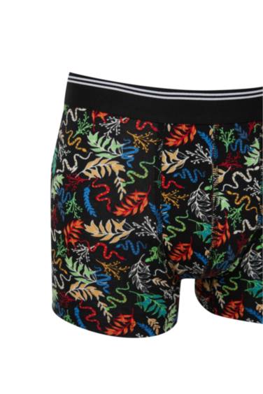 Regular Fıt Hayvan Baskılı 3'lü Boxer