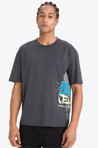 DeFactoFit NBA Boston Celtics Oversize Fit T-Shirt