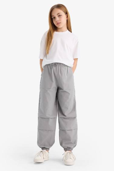 Girl Parachute Jogger Pants