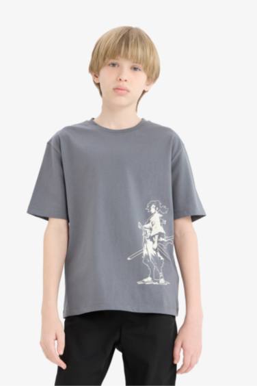 تيشيرت ولادي نص ردن قصة عادية مطبوع