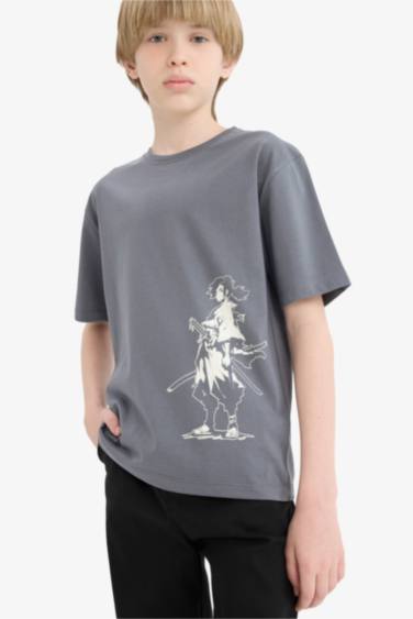 تيشيرت ولادي نص ردن قصة عادية مطبوع