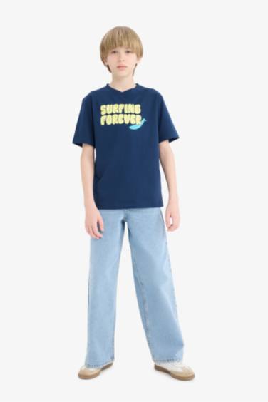 تيشيرت ولادي نص ردن قصة عادية مطبوع