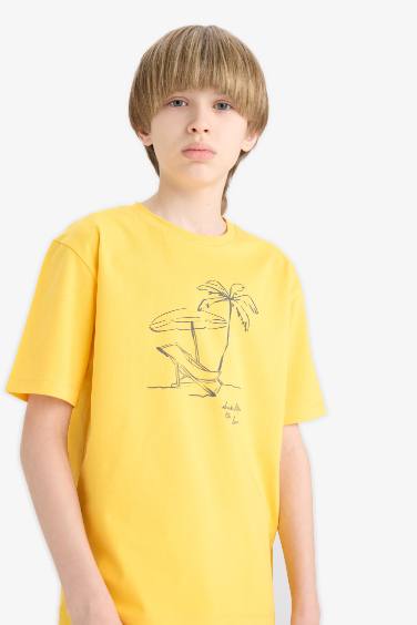 Regular Fit Printed Short Sleeve T-Shirt