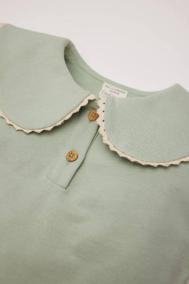 سويت شيرت بيبي بناتي قصة عادية