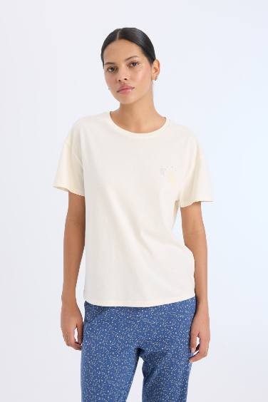 Ensemble Pyjama T-shirt et Short Coupe régulière de Fall in Love